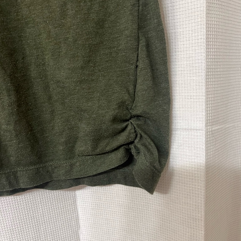 Henley short sleeve 90s Joey potter Dawson creek fashion Mosscore size medium - Picture 4 of 5